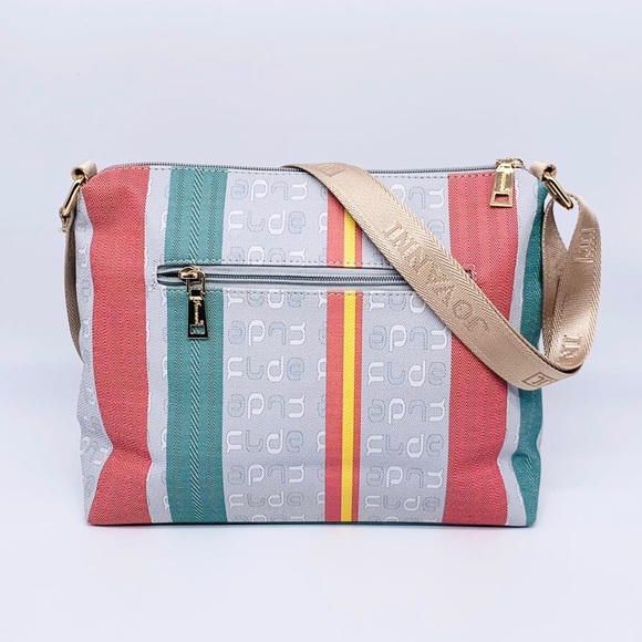 Jovanni Crossbody Messenger Multicolor Light Bag - Picture 3 of 11